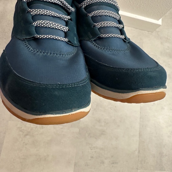 Men's Lacoste Sport Teal blue suede & nylon sneaker Style L.Ight 417 1 USA 10 - Picture 7 of 8